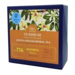 Чай трав’яний TEAHOUSE Rooibos (Ваніль №736), південноафриканський, пакетований, 20 х 2.5 г, 50 г