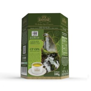 Чай зелений Ransar Golden GT OPA Green Tea (Крупнолистовий), цейлонський, 100 г