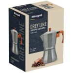 Гейзерна кавоварка RINGEL "Grey Line", на 6-ть чашок, Китай