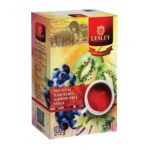 Чай чорний Lesley Blueberry Kiwi Vanilla Black Tea (Чорниця Ківі), цейлонський, 100 г