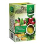 Чай зелений Lesley Cranberry Ginger Mint Green Tea (Журавлина Імбир М’ята), цейлонський, 100 г