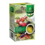 Чай зелений Lesley Forest Fruit Green Tea (Лісові фрукти), цейлонський, 100 г