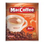 Кава MacCoffee розчинний напій Irish Cream (Ірландський крем) 3 в 1, у пакетиках, 20x18 г, 360 г, Україна