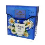 Чай зелений Thurson Calming sip Chamomile Buds Green Tea (Заспокійний Ковток Ромашка), пакетований, 15 пірамід×2г, 30г